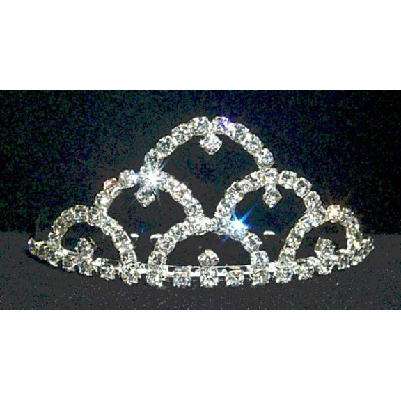 #9812 Crystal Tiara Comb