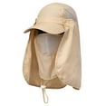 thumbnail image 1 of Outdoor Sport Hiking Visor Hat UV Protection Face Neck Cover Fishing Sun Protection Cap, 1 of 7