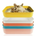 thumbnail image 1 of Caja de arena para gatos GCVOPTON pequeña de plástico, 5 piezas (5 colores), 1 of 7