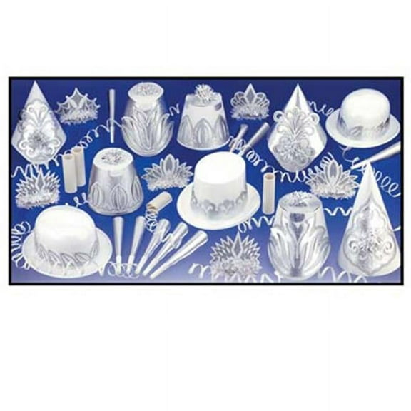 Silver Dollar New Years Party Kit for 50