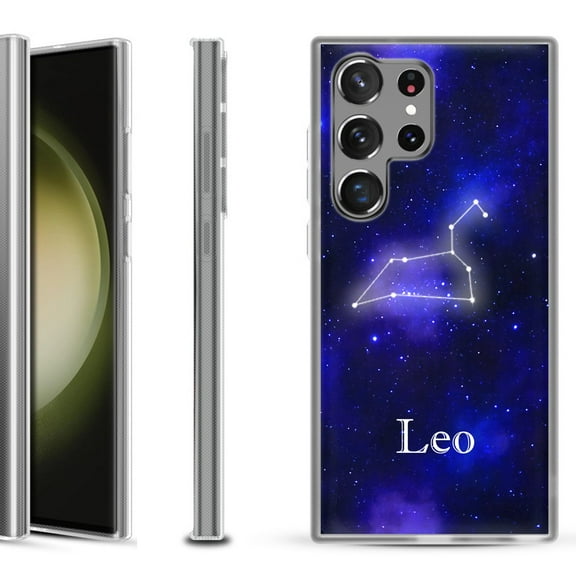 Shockproof Gel Phone Case for Samsung Galaxy S23 Ultra 5G, by OneToughShield ® - Leo