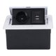 thumbnail image 2 of 2500W Embedded Desktop Socket EU 2Pin 2 USB Waterproof Concealed Up Socket Outlet AC250V 16A, 2 of 5
