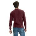 thumbnail image 4 of Hanes Beefy-T Men's Long Sleeve Henley Mulled Berry 3XL, 4 of 6