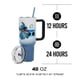 thumbnail image 5 of Vaso de acero inoxidable Bioworld Disney Stitch 1.2 L con asa, 5 of 8