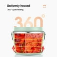 thumbnail image 6 of 48W Leakproof Food Heater Lunch Box - 110V Upgraded Heating System with 1.2L Removable Stainless Steel Container for Work and Travel, 6 of 6
