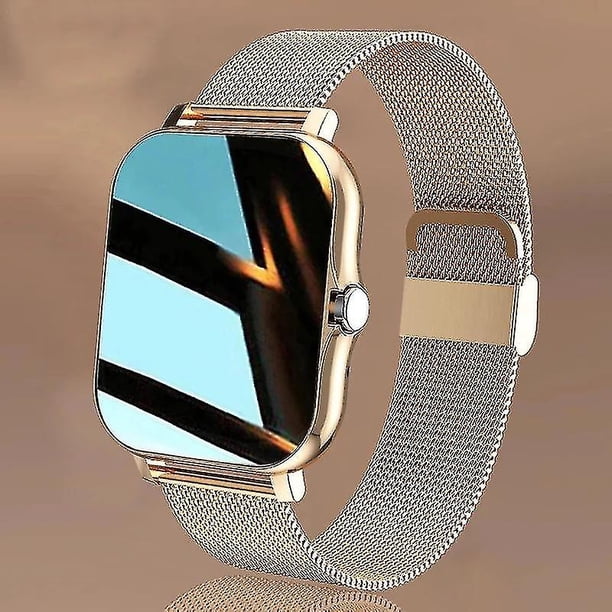 Pulsera deportiva Reloj inteligente Llamada Bluetooth Pantalla táctil completa Rastreador de ejercicios Ritmo cardíaco Reloj deportivo A