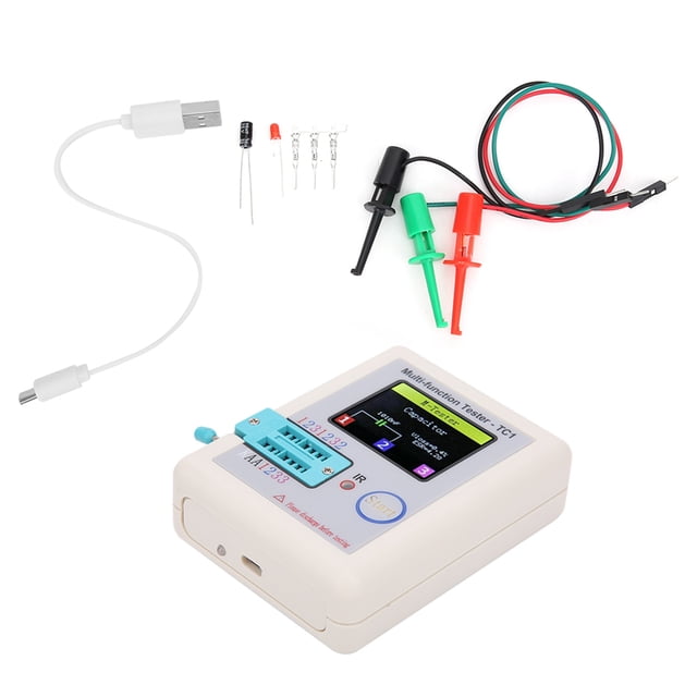 Probador De Transistores, Probador De Diodos 0,01 MH-20H, Diodos -TC1 25pF-100mF Para Condensador