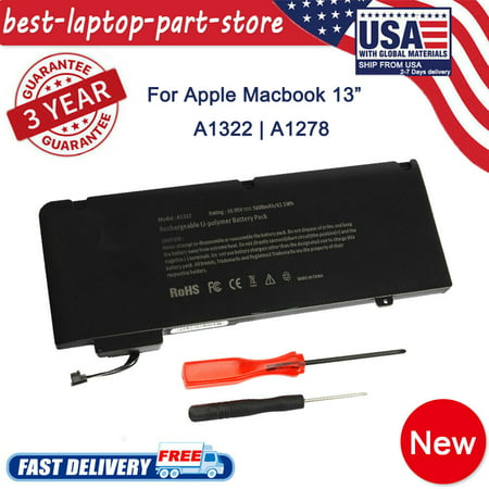 A1322 Battery for Apple Macbook Pro 13 inch A1278 Mid 2012 2010 2009 Early FST