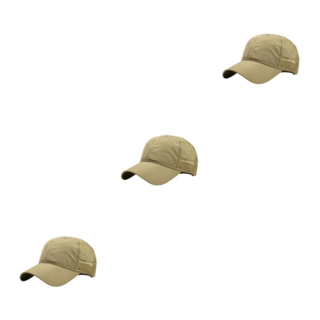 Ruiboury Sun Protection Cap For Men Adjustable Strap And Breathable Sporty Style Khaki L 54-59cm 3Set