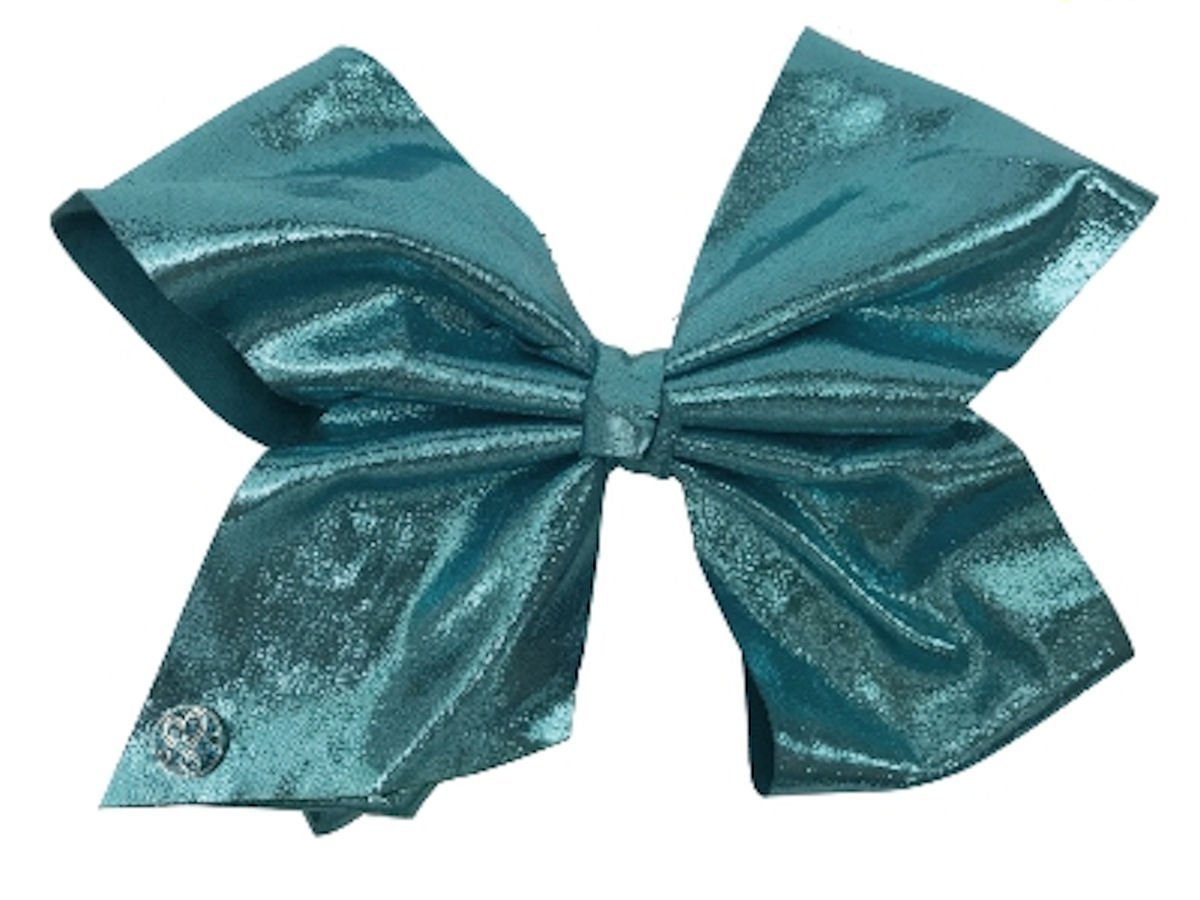 JoJo Siwa Shiny Turquoise Glitter Hair Bow