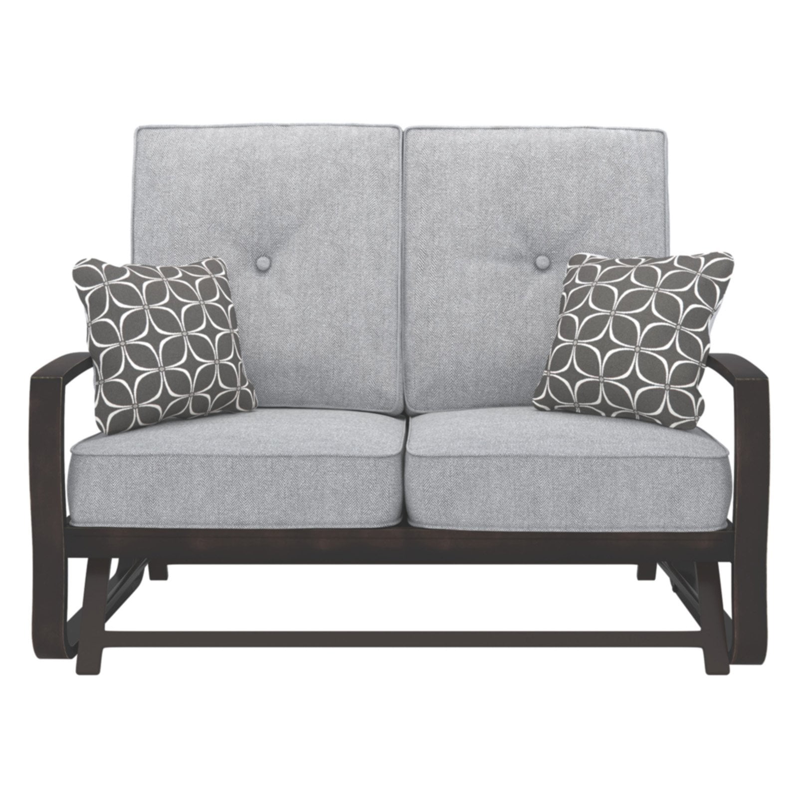 Signature Design by Ashley Castle Island Outdoor Glider Loveseat