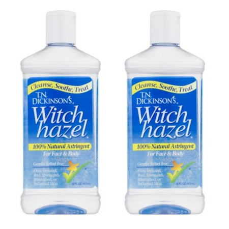(2 Pack) Dickinson's Witch Hazel Cleansing Astringent, 16 Fl (Best Hazel Colored Contacts)