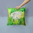 thumbnail image 2 of Carolines Treasures BB5768PW1414 Irish Sheep Fabric Decorative Pillow, 14Hx14W, multicolor, 2 of 4