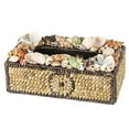 thumbnail image 1 of Beautifully Decorated Plywood Tissue Box With Natural Seashells, Multicolor, 1 of 1