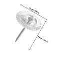 thumbnail image 2 of RENACLIPY 200pcs Bulletin Thumbtacks Black for General Users Map Marking, 2 of 8