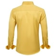 thumbnail image 3 of Stretch Mens Slim Fit Dress Shirts Formal Long Sleeve Button Down Shirts, 3 of 5