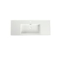 thumbnail image 3 of Bathroom Vanity Resin 48 Inch Basin - White Gel-coated, Mesmerizing, 48.27 In. D X 18.12 W 4.73 H 48" Wear-, Depth, Width, Height, 3 of 5