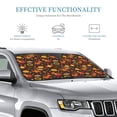 thumbnail image 3 of Fuzoiu Thanksgiving Turkey Print Car Windshield Sunshade,Foldable Reflective Sun Visor,Windshield Sun Shade,UV Rays Sun Visor Shade,Auto Front Sun Shield Shade-Small, 3 of 8