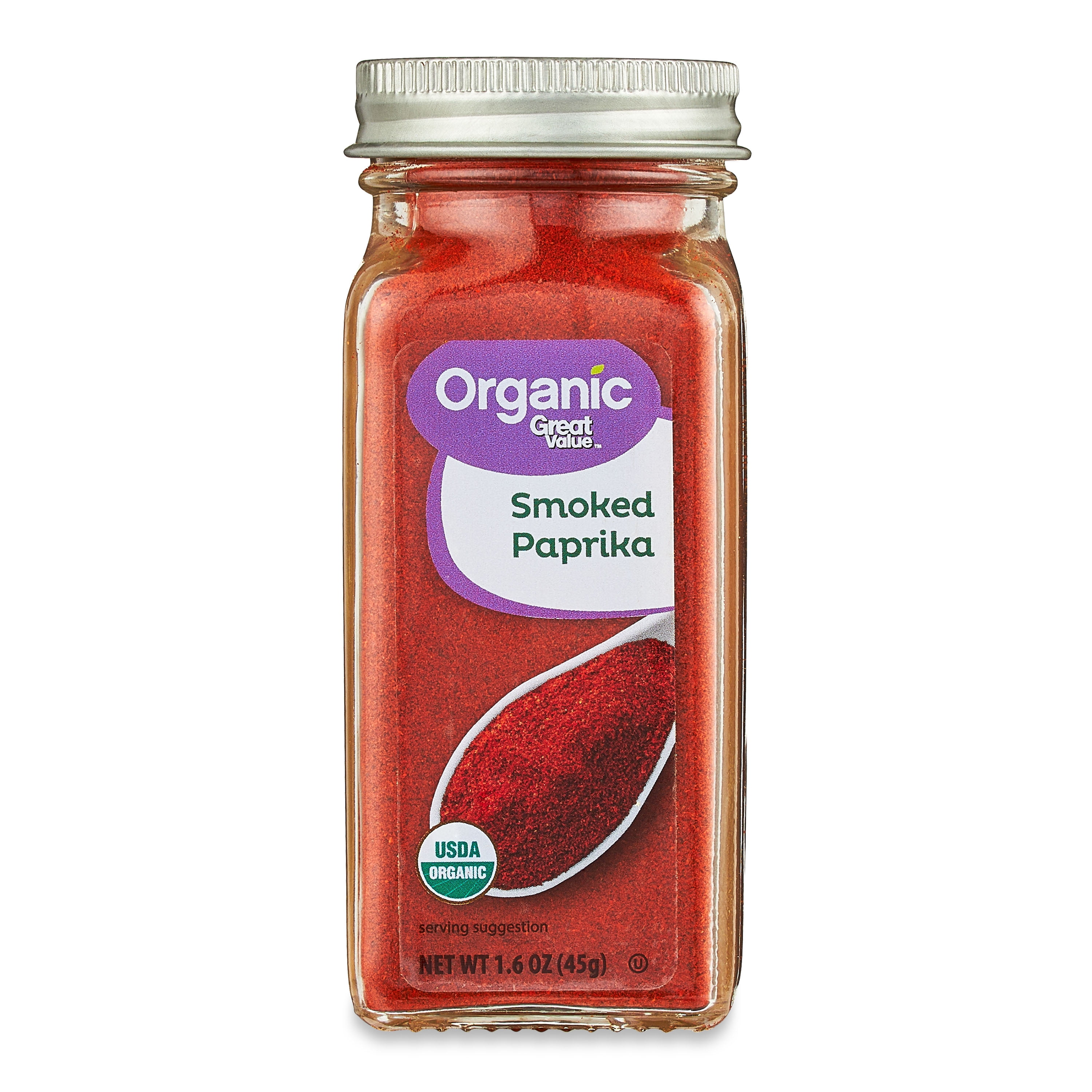 Great Value Organic Smoked Paprika, 1.6 oz