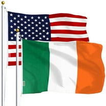 G128 - Wholesale LOT 3' X 5' USA AMERICAN & 3' X 5' Ireland Flag Irish Eire Banner