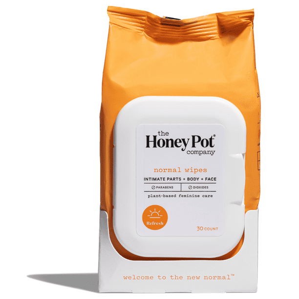 The Honey Pot Company, Normal Feminine Cleansing Wipes, Intimate Parts