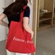thumbnail image 1 of Bolso bandolera de lona de gran oferta de moda coreana, bolso de mano rojo GXU Z5C0, 1 of 1
