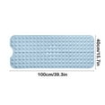 thumbnail image 3 of HongHeng Bathtub and Shower Mats, 39x15 Inch Extra Large Non Slip Soft Bath Tub Mat with Suction Cups and Drain Holes for Bathroom Floor and Keep Tubs Clean, Machine Washable, 3 of 6