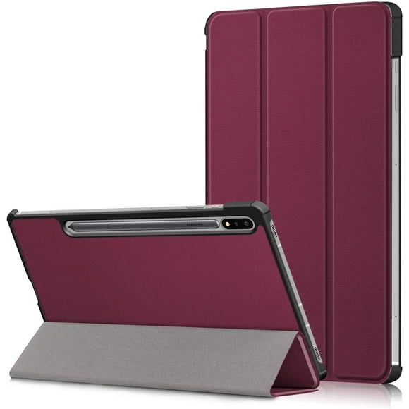 Gylint Smart Case Cover with Auto Sleep/Wake for Samsung Galaxy Tab S7 11 2020 (SM-T870 ; SM-T875) Wine