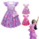 thumbnail image 2 of Disfraz de princesa de Disney para niñas, disfraz de hoja de loto Floral para niños, vestido de cumpleaños y Carnaval zhangmengya unisex, 2 of 2