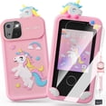 thumbnail image 1 of Toy Phone Luyiilo Kids Smart Unicorn con cámara de 10 MP para 16 juegos, 1 of 7