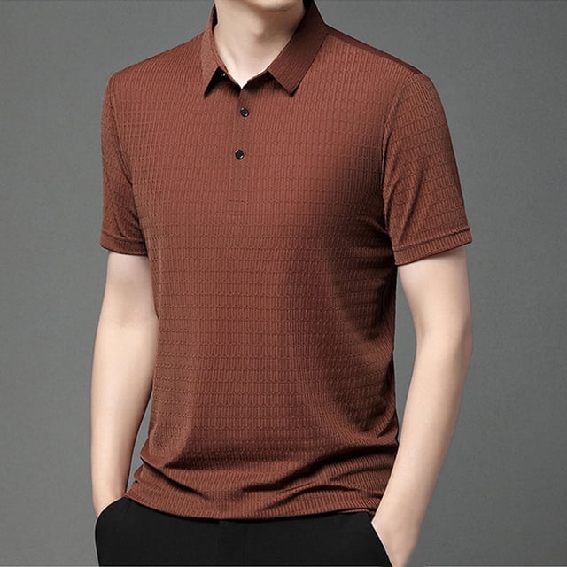 pstuiky camisetas de hombre, Camisa tipo blusa informal de manga corta con cuello vuelto para hombre camisas casuales para hombre l