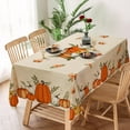 thumbnail image 1 of Fall Tablecloth 60x84 Inch Rectangular, Autumn Tablecloth with Multi Pumpkin Table Cloth Thanksgiving Table Cover for Party Dining Picnic Table Decorations, 1 of 5