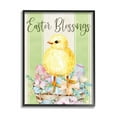 thumbnail image 2 of Stupell Industries Easter Blessings Text Striped Yellow Chick Egg Basket , 11 x 14, Design by ND Art, 2 of 5