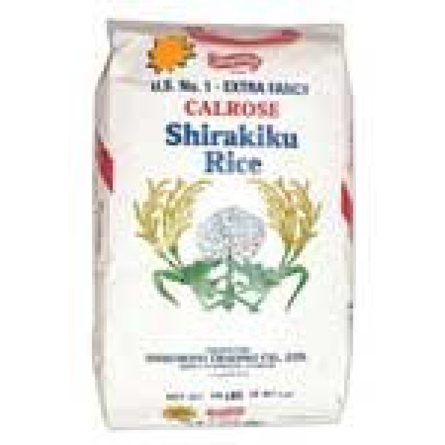 Shirakiku Calrose Rice 20lbs.
