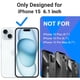thumbnail image 2 of Funda Temdan para iPhone 15 Transparente 6.1'', 2 of 7