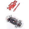 thumbnail image 5 of Metal Chassis and Second Stage Plate for Mini-Q 1/28 Remote Control Drift Car Upgrade Parts, Red, 5 of 5