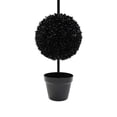 thumbnail image 3 of My Texas House Halloween Artificial 3-Ball Topiary, Black, 4', 3 of 5