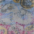 thumbnail image 1 of Ahgly Company Indoor Square Mid-Century Modern Purple Oriental Area Rugs, 3' Square, 1 of 6