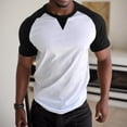 thumbnail image 2 of Sngxgn Mens T Shirt Short Sleeve T Shirt Crewneck Tee Regular Fit Ribbed Neckline Shirt for Men(Black,L), 2 of 7