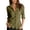 Army Green, variant on Linen Cotton Blouses For Women Summer V Neck Long Sleeve Button Detail Minimalist Outdoor Casual Cruise Resort Easy Wardrobe Smart Travel Ready Brunch