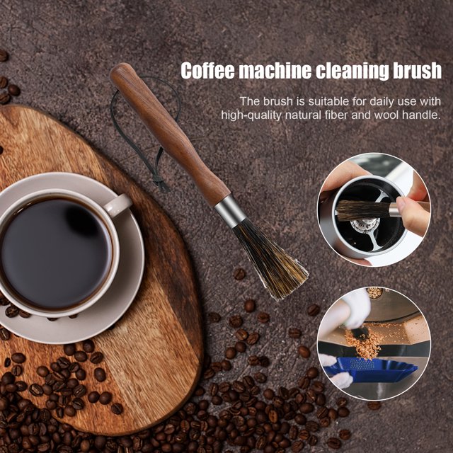 Limpieza Del Molinillo De Café Cepillo de limpieza para molinillo de café - Cafetera espresso/herramienta limpiadora de máquina con almacenamiento Likrtyny Libre de BPA