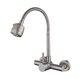 thumbnail image 1 of Kitchen Faucet Wall Mounted Mixer Tap 304 Stainless Steel 360 Rotatable Sink Faucet with Flexible Hose, 1 of 5