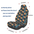 thumbnail image 3 of Wukai Owls In Cartoon Style Full Set Car Seat Covers with Soft Padding Universal Auto Front Seats Protector and Cushion Mat, 3 of 5