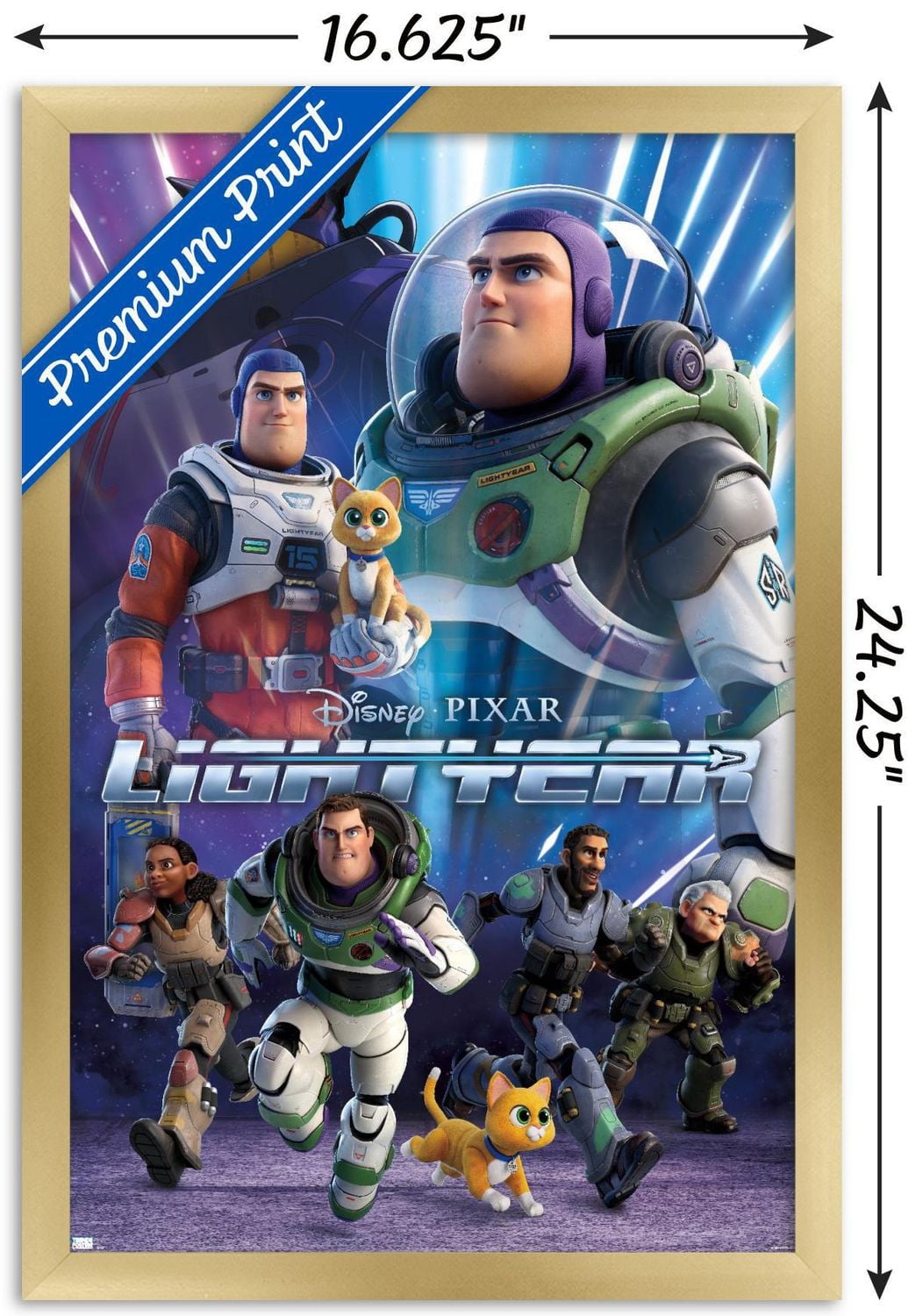 Disney Pixar Lightyear - Group Wall Poster with Magnetic Frame, 22.375" x 34"