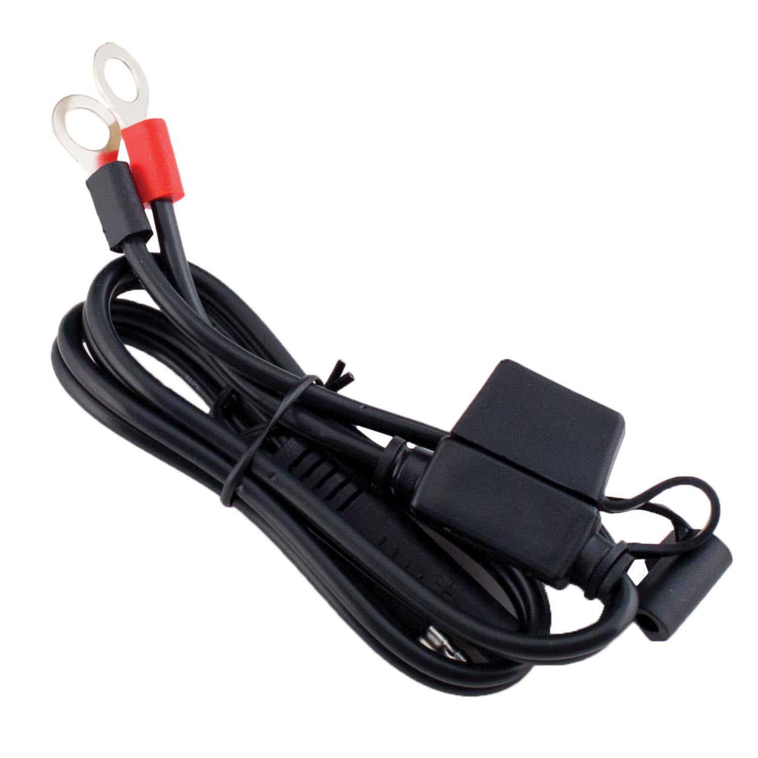 Battery Tender Ring Terminal Accessory Cable & USB Charger Adapter for On-the-Go Charging