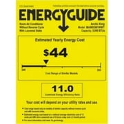 Midea 5,000 BTU Mechanical Window Air Conditioner, Covers Up to 150 Sq. Ft., Easy Installation, Black, Model MAW05M1WBL