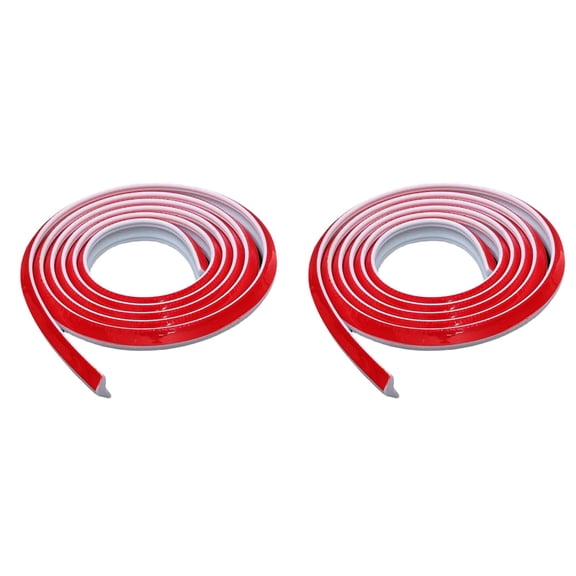 Flexible Self Adhesive Caulk And Trim Strips For Floors Window Door Ceiling Countertops 2PCS,1.2 cm0.9 cm100 cm,White