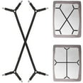 thumbnail image 1 of 1pcs Bed Sheet Fasteners, Adjustable Crisscross Fitted Sheet Band, 1 of 2