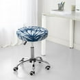 thumbnail image 7 of Naloa Blue Shells Round Bar Stool Cushion Cover 12-14 inch, Fits Kitchen, Office, Restaurant Chairs - 13 inch, 7 of 7