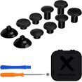 thumbnail image 3 of eXtremeRate ThumbsGear V2 Interchangeable Thumbstick for Xbox Core Controller, Black 3 Height Convex and Concave Grips Adjustable Joystick for Xbox One S/X/Elite, for Nintendo Switch Pro Controller, 3 of 10